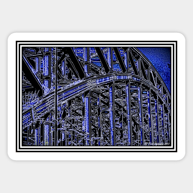 Hohenzollern Bridge Sticker by thadz